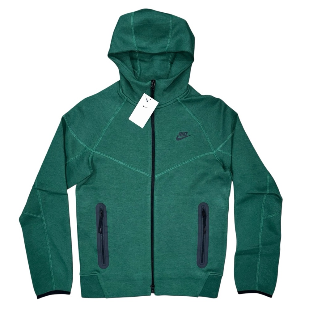 Nike Tech Fleece Windrunner Gorge Green Ful Zip Hoodie Jacket